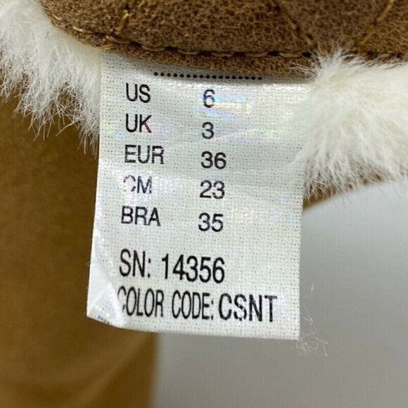 Skechers 400 Cozies Winter Boots Brown Leather 6 - Picture 8 of 11